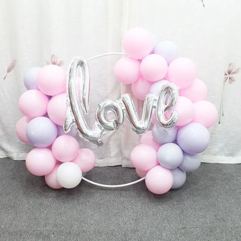 

Round Balloon Ring Air Circle Balloon Modeling Holder Birthday Party Event Baby Shower Decoration Wedding Background Scene Layou