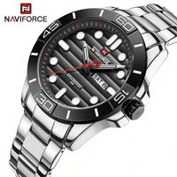 naviforce 2022 top branded watch for men stainless steel durable sports waterproof mens business luxury fashion quartz watch