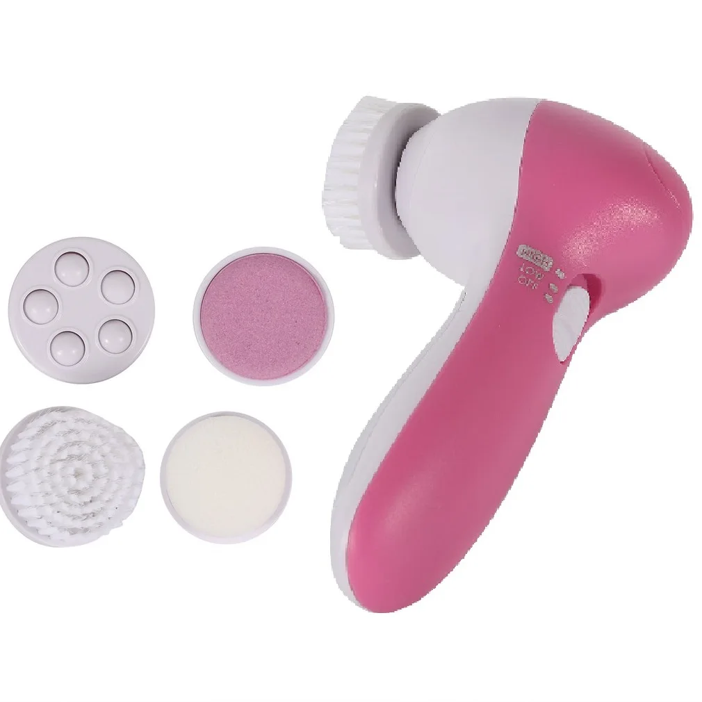 5 в 1 электрическая машина для мытья лица очиститель пор очищающий массаж тела