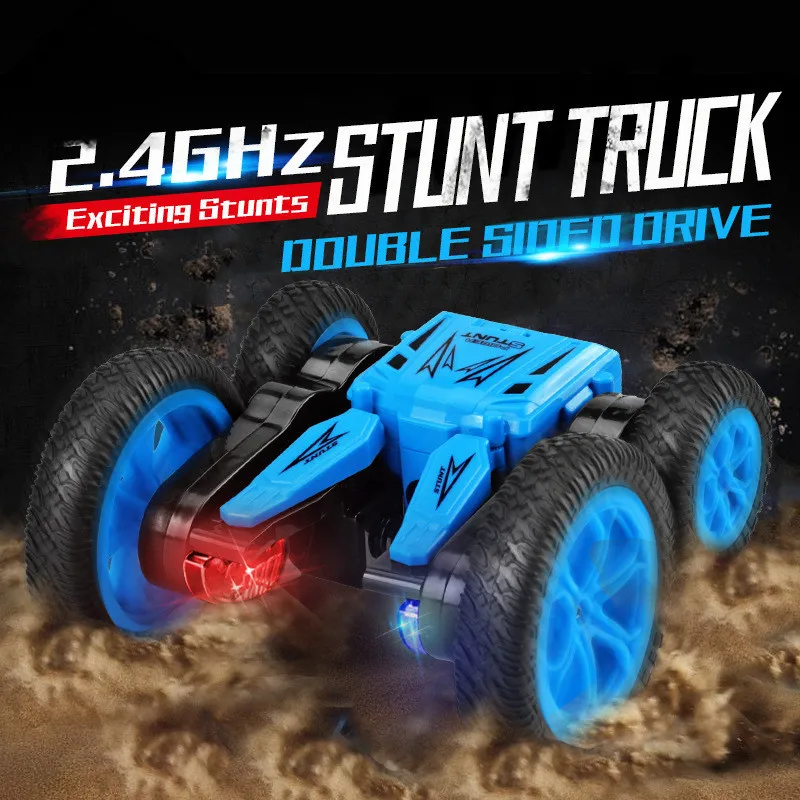 JJRC Q71 RC автомобили 4WD трюковая машина 2 4G гоночный автомобиль с двусторонним