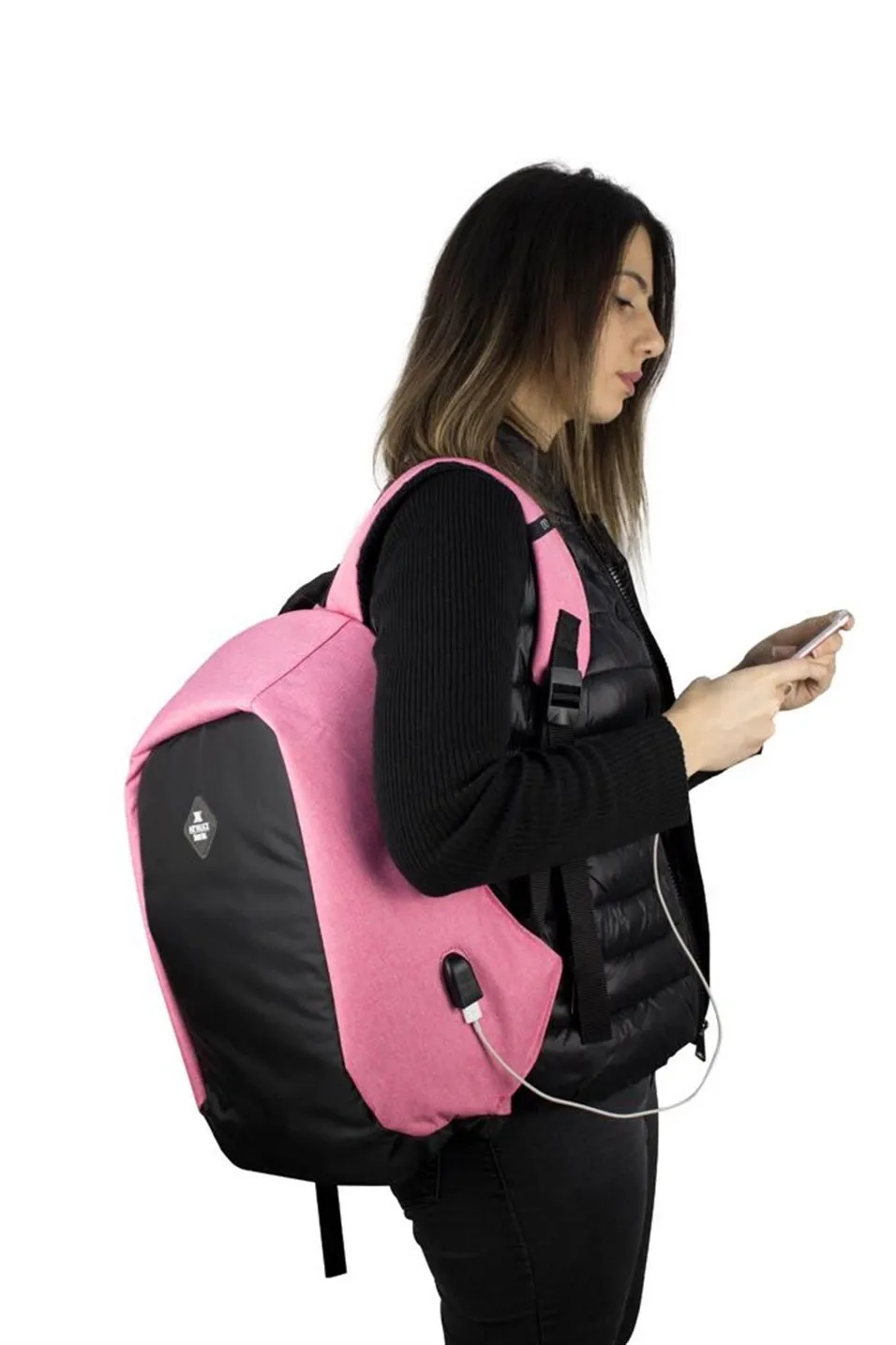 

Men Backpack Expandable Weekend Travel Back Pack Male Waterproof 15.6 Inch Laptop Backpacking Anti Theft Business