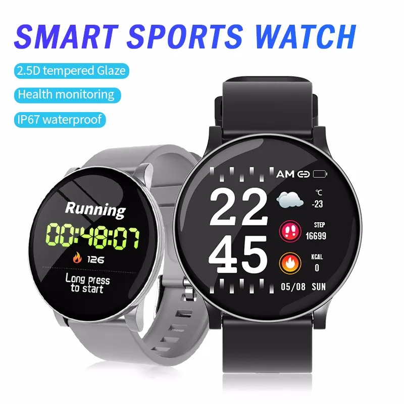 Женские Смарт часы IP67 водонепроницаемые для мужчин прогноз погоды фитнес трекер