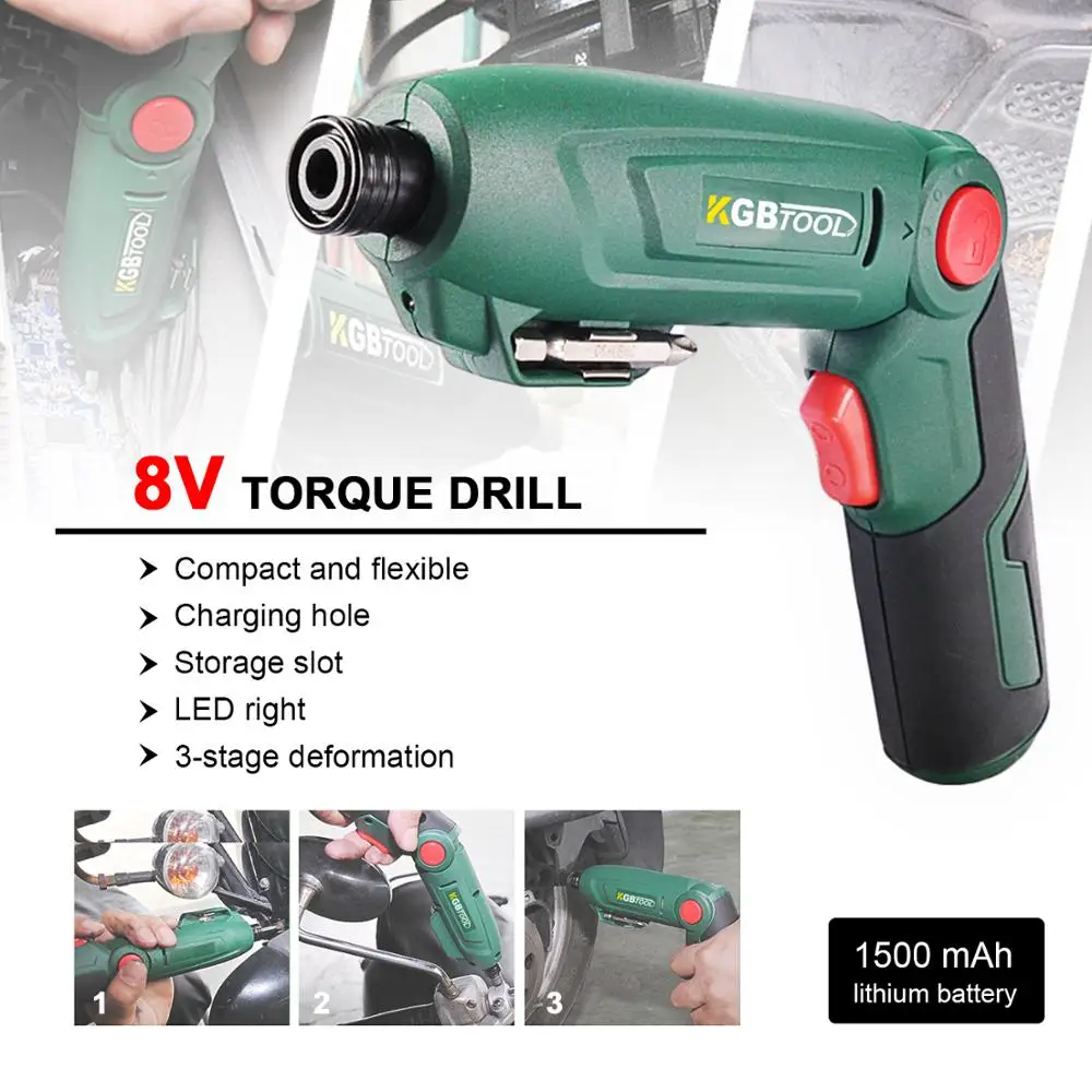 2019 аккумуляторная электрическая мини отвертка 8V Макс Портативный