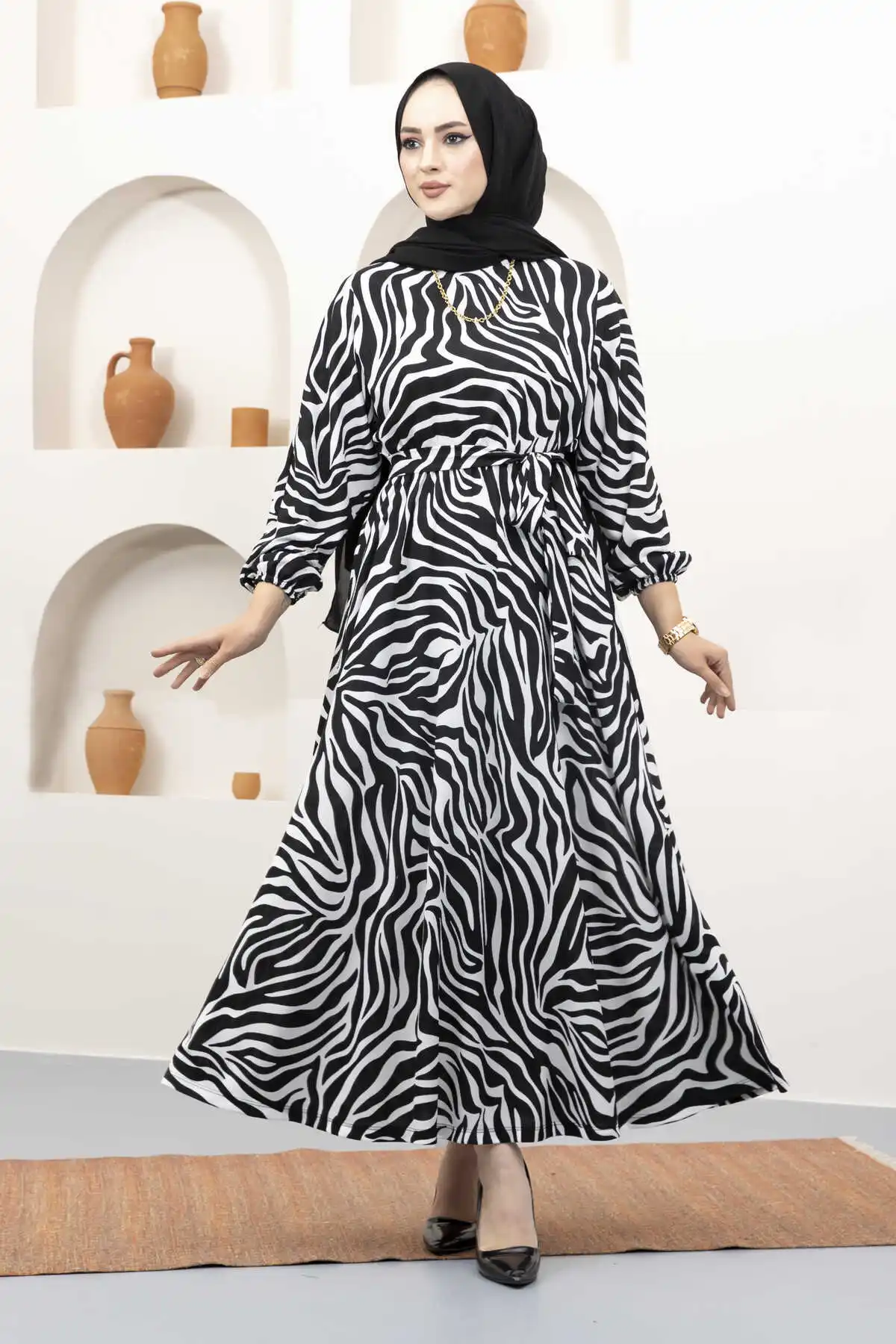 Новый сезон, женское платье Abaya с рукавом летучая мышь, Абая, кафтан, туника, кимоно, мусульманское модное платье на английском языке
