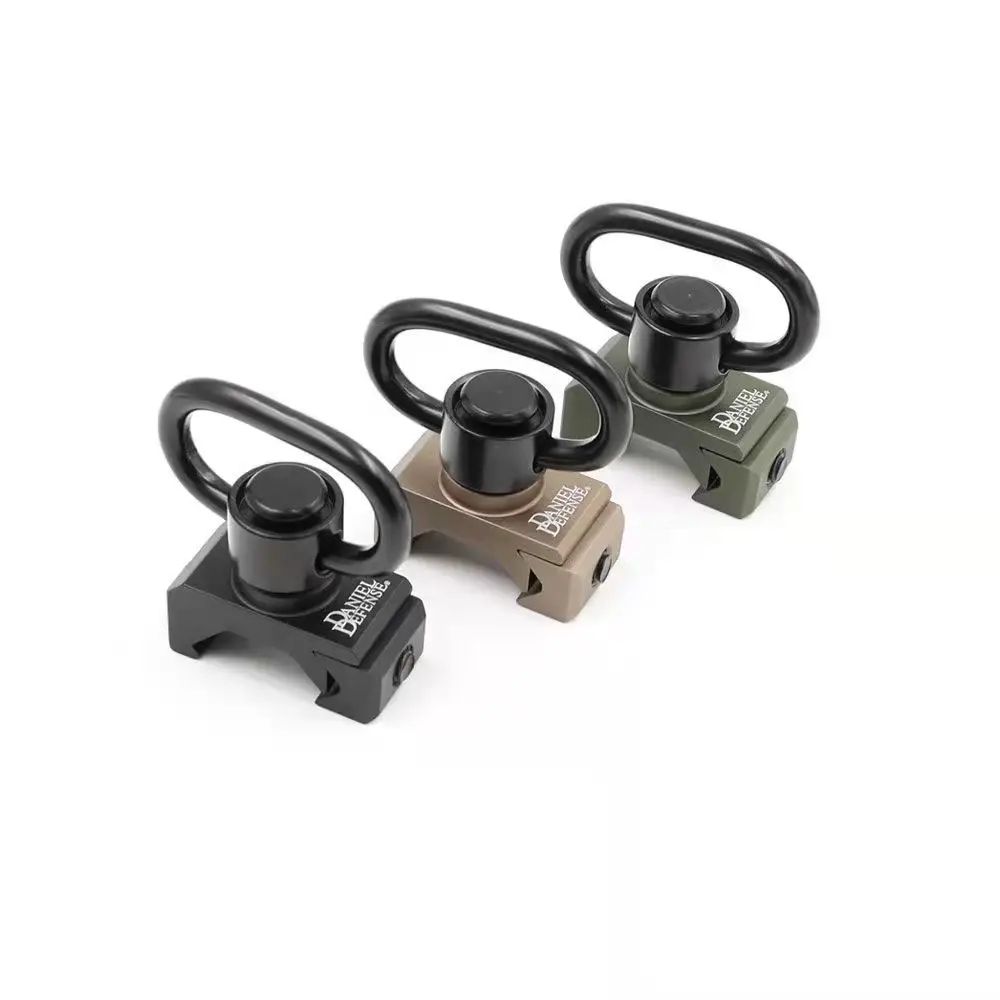 

QD Buckle Base Mlok Quick Removal Keymod Metal Rotary Base for Single Point Double point Rail Strap Buckle