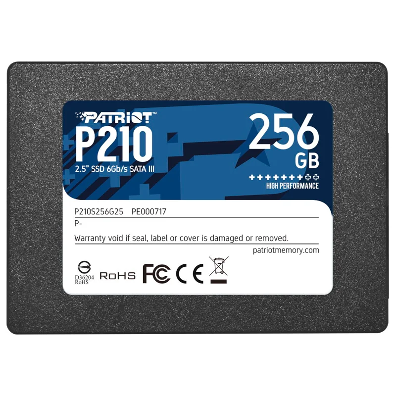 Накопитель SSD Patriot SATA III 256Gb P210S256G25 P210 2.5" |
