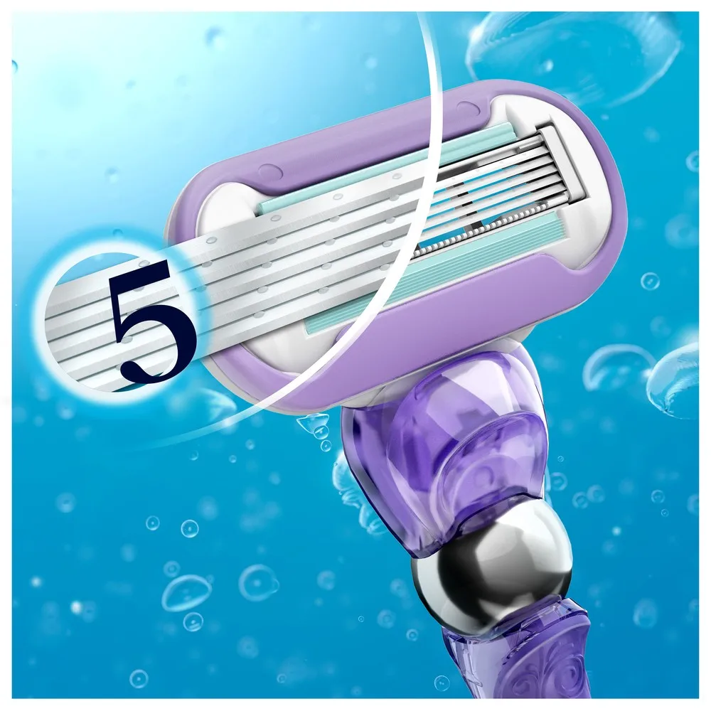 Женская бритва Gillette Venus Swirl Flexiball + сменный картридж 1 шт. Для женщин для бритвенный