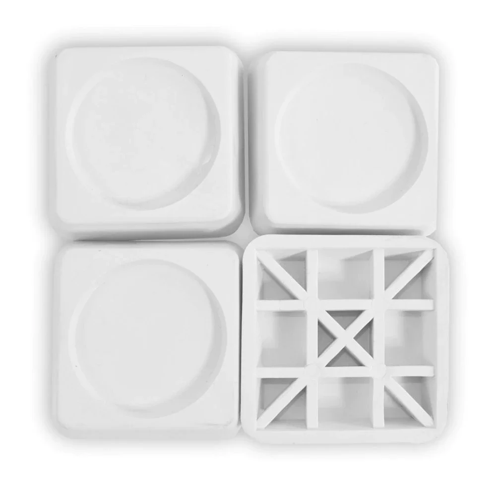 подставки для ножек стиральной машины wpro ska 304. антивибрационные подставки ozone cma-16w, белые квадратные. антивибрационные подставки reon. подкладки под стиральную. Topperr подставки антивибрационные 3224.