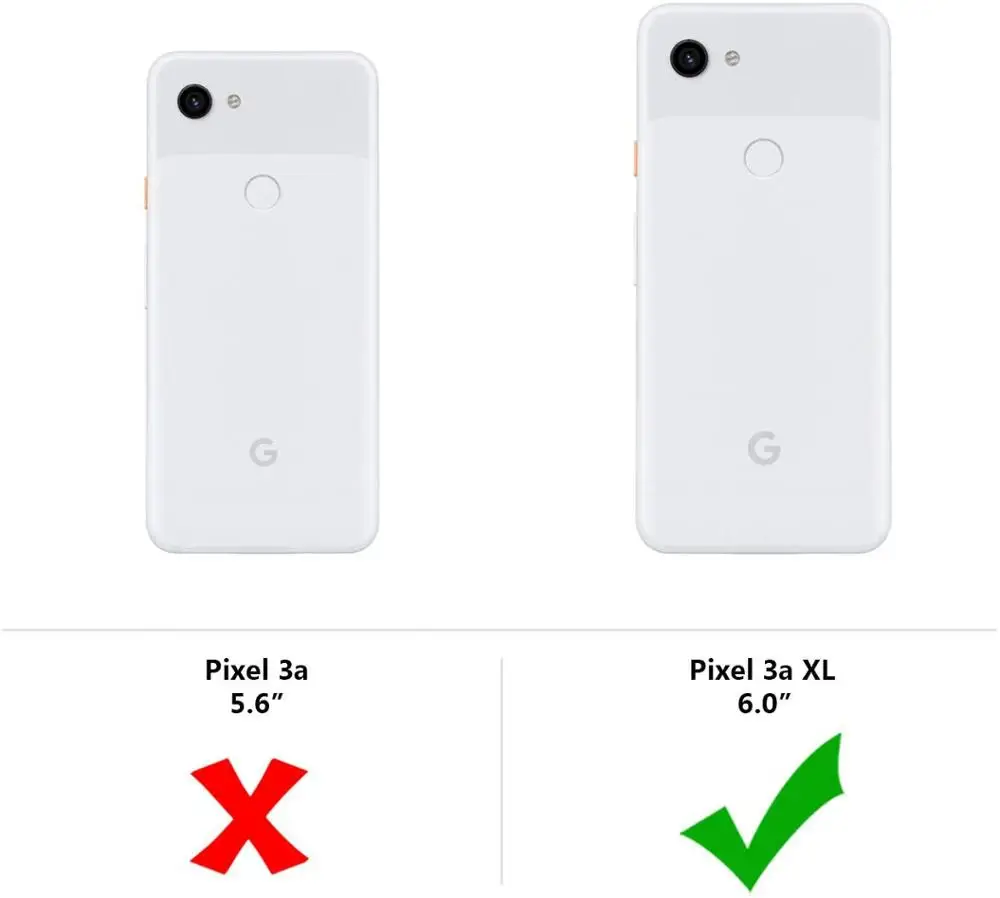 

EasyAcc Slim Case for Google Pixel 3a XL, Matte Black Ultra Thin Fit TPU Phone Cases Finish Profile Soft Back Protective Cover