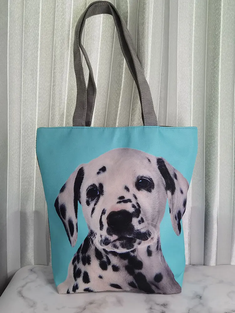 

Miyahouse 3D Dog Printed Shoulder Bag For Female Handbag Canvas Summer Beach Bag Animal Design Casual Tote Women Shopping Bag