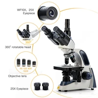 microscope trinocular swift sw380t 40x 2500x professional research grade 2500x led lab trino compound microscopio