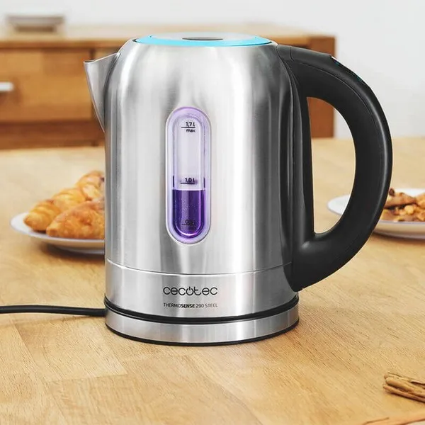Чайник Cecotec ThermoSense 290 из нержавеющей стали 2200 Вт 1 7 л | Бытовая техника