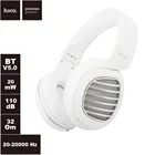 Bluetooth гарнитура HOCO W23 Brilliant Sound BT 5.0, 3.5 мм, microSD, накладная (белый)