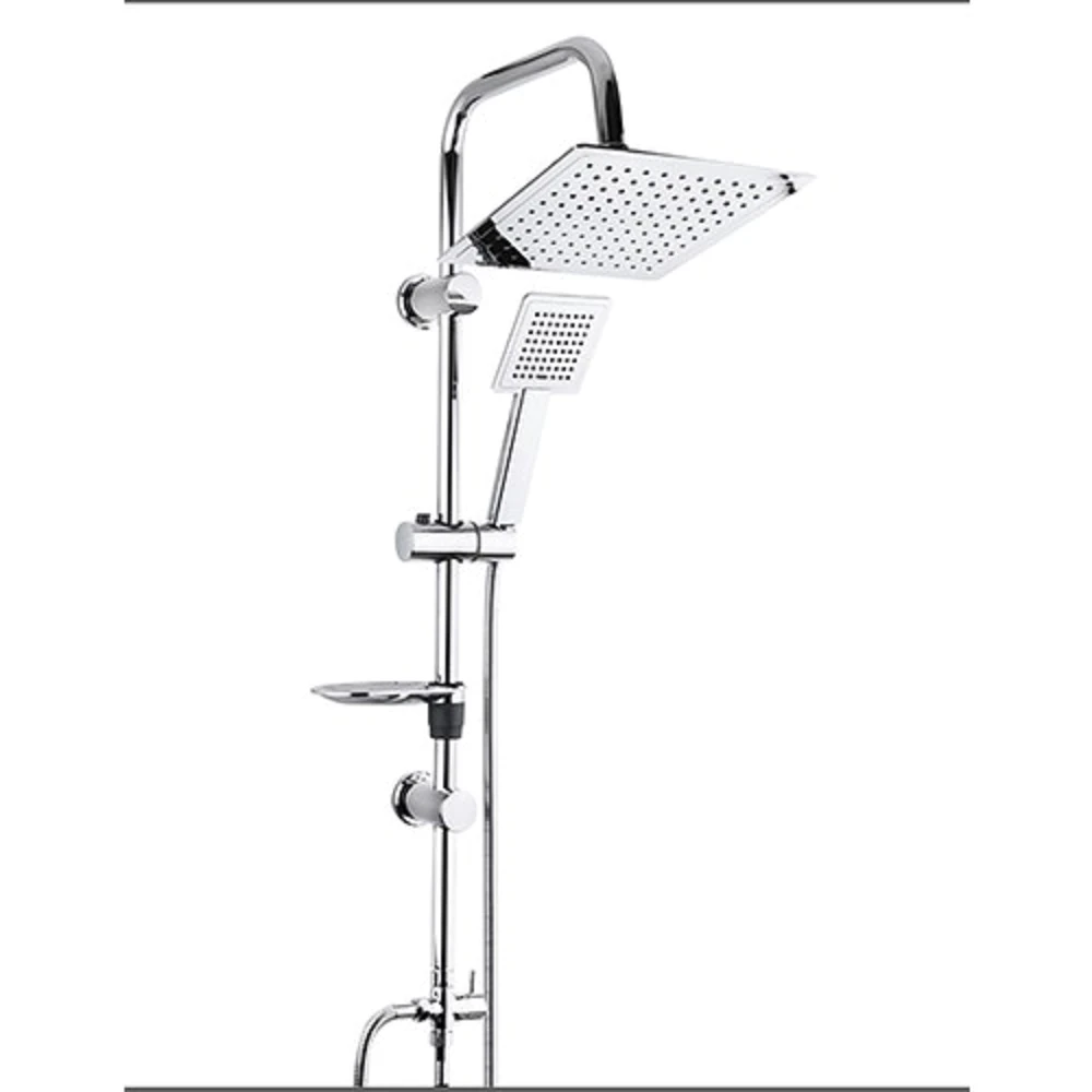 

Chrome Shower Stall Faucet Set Rainfall Rain Mixer Towel Swivel Spout Bath Head Cabin Bathroom Robot Sprinkler Mixer Tap 2 Types