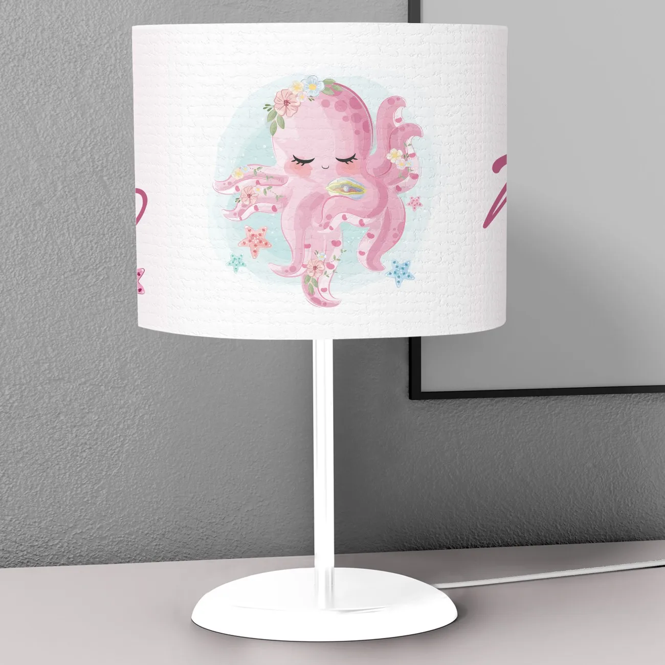 

Настольные лампы, декоративный Настольный светильник с s-образным управлением для детской спальни, прикроватный абажур светильник 204