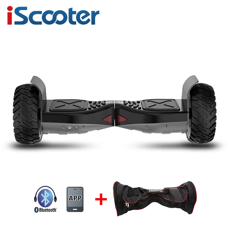 IScooter 10 дюймов Hoverbaord samsung батарея Электрический самобалансирующийся скутер для взрослых детей скейтборд 10 колес 700 Вт Ховерборд - Цвет: 8.5 inch