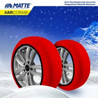 snow ice chain vehicle rubber socks suitable for urban and urban easy assembly high road grip durable universal car anti skid
