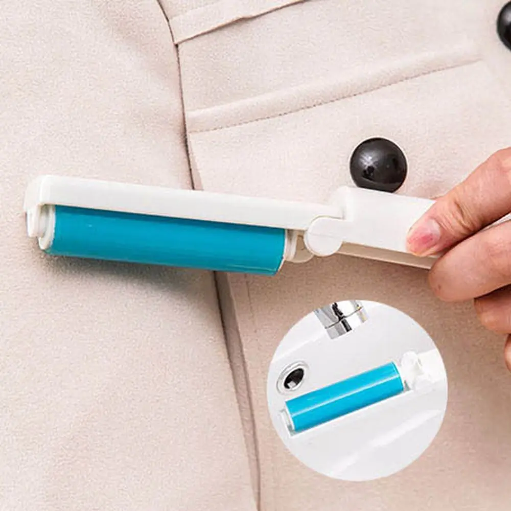 

Mini Washable Lint Remover Roller Clothes Shaver Pet Hair Remover Reusable Cleaning Brush Home Sofa Manual Lint Removal Dusting