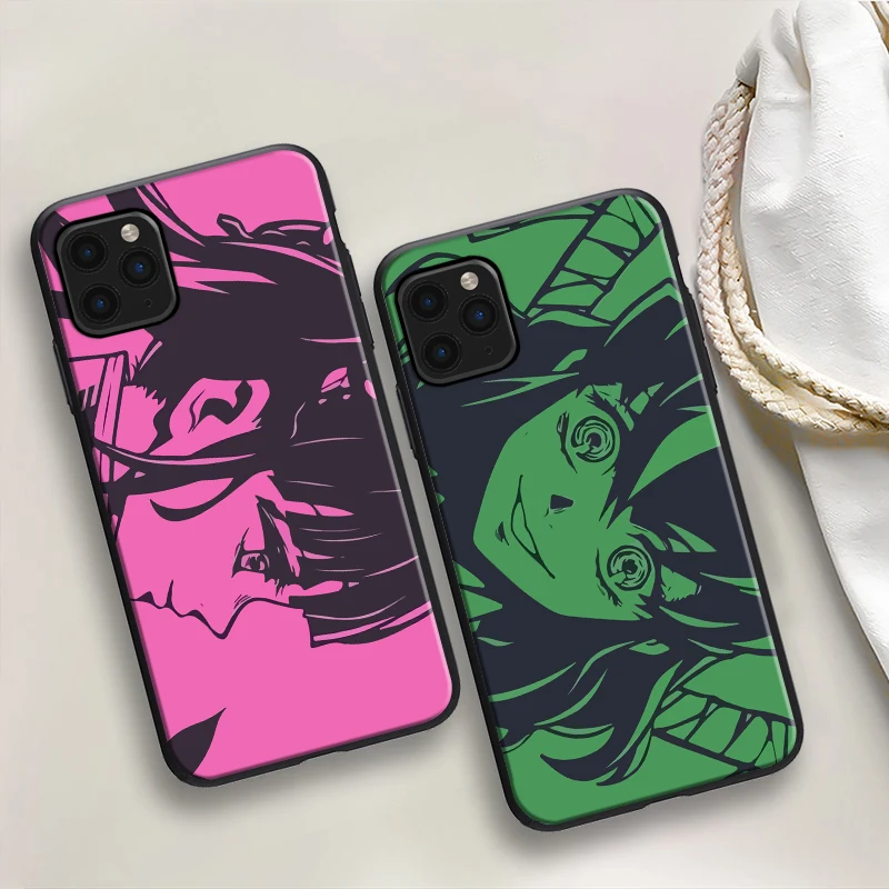 

Cartoon Japan Anime Demon Slayer Phone Case For iPhone 6 6S 7 8 X XS XR 11 11 Pro 12 12 Pro SE 2020 13 Kimetsu No Yaiba Cover