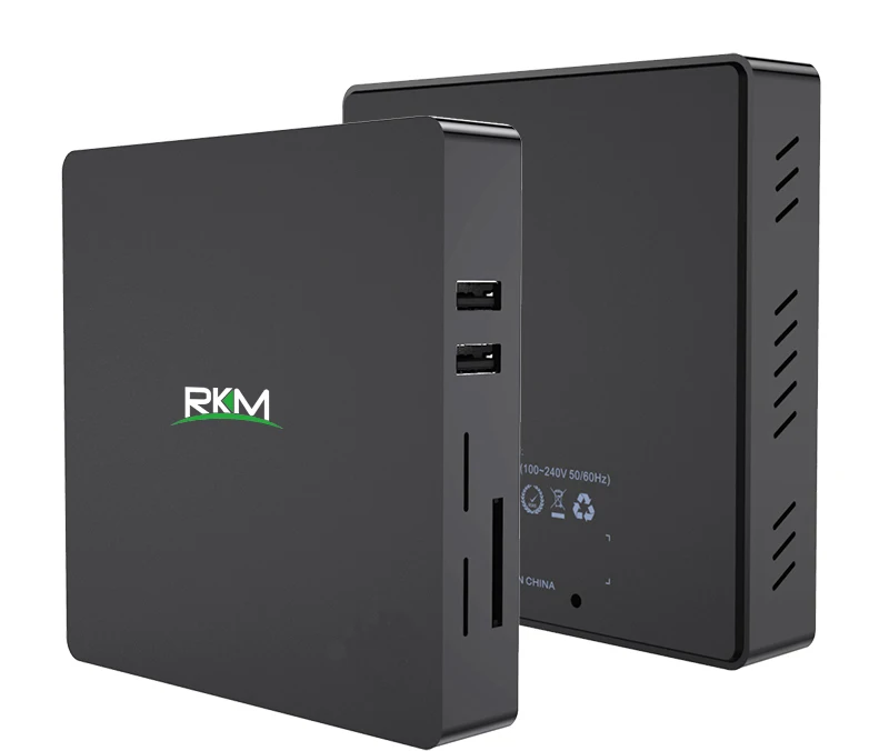 ТВ приставка RKM MK36T PLUS Win10 Z8350 4 Гб ОЗУ, 64 Гб ПЗУ eMMC двухдиапазонный wifi 802.11bluetooth 4,0 USB3.0 [MK36T PLUS]