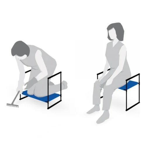 Скамейка Nika &quotПеревертыш&quot с мягким сиденьем|Садовые стулья| |