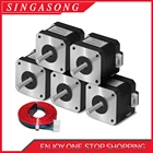 4-проводной шаговый двигатель Nema17 для 3D принтера, двигатель 42bygh 1.5A (17HS4401S) для Ender 3 TT S, 5 шт.лот