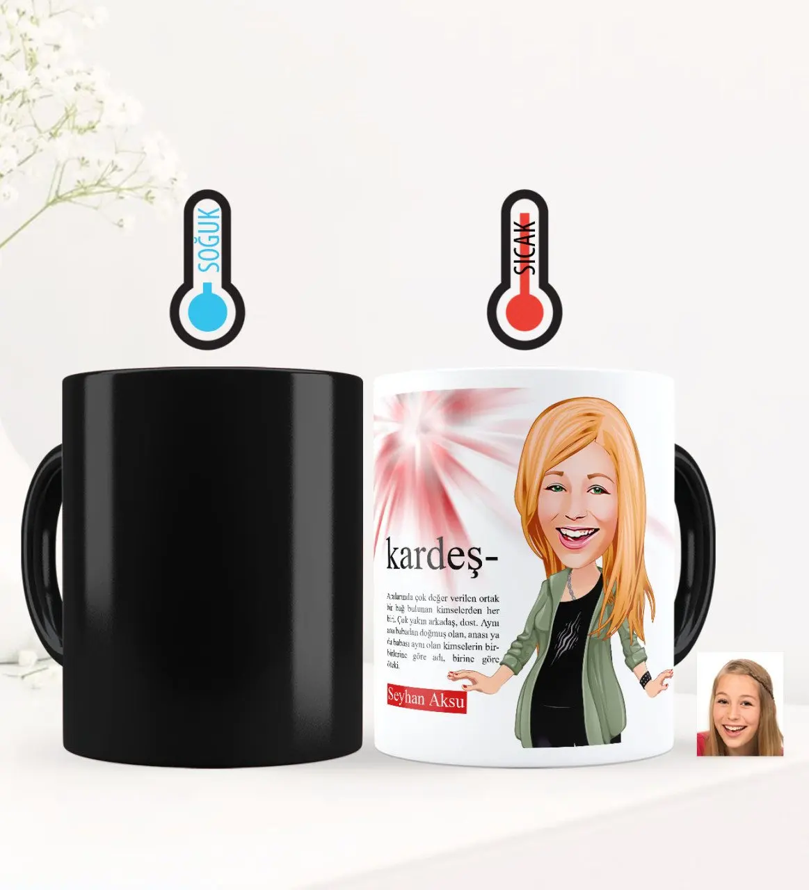 

Personalized Sister Caricature Of Magic Mug cup-2