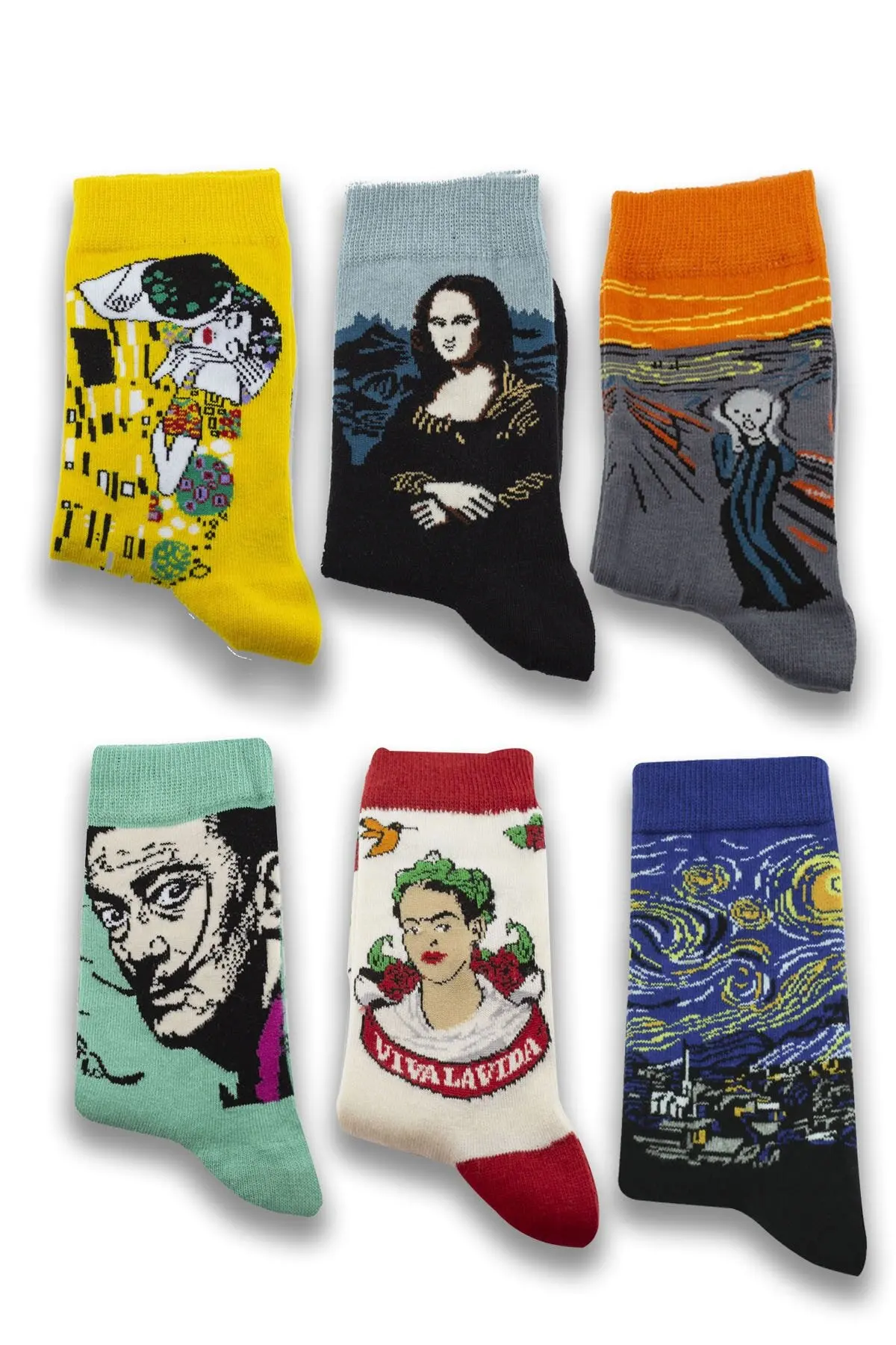 Набор из 6 цветных носков с рисунком от AliExpress RU&CIS NEW