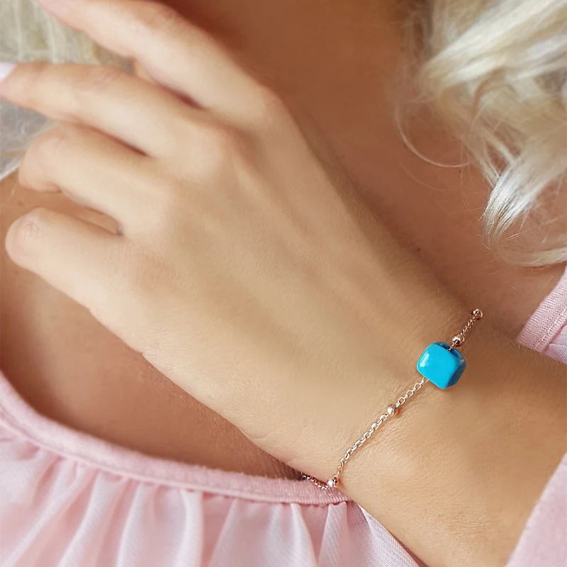 Браслет злой глаз VAOOV из стерлингового серебра 925 пробы|Браслеты с шармами| |