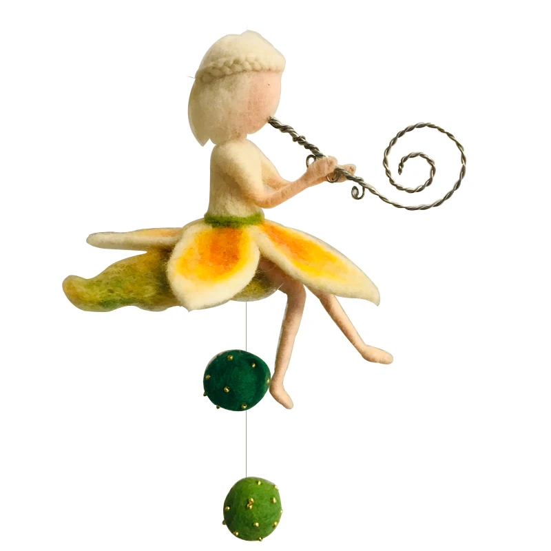 

Fairy Needle Felting Kit for Beginners, 6"/15 cm Height, Elf Felting Starter Kit, Needle Felted Fairy, Felting Gift (No. 25)