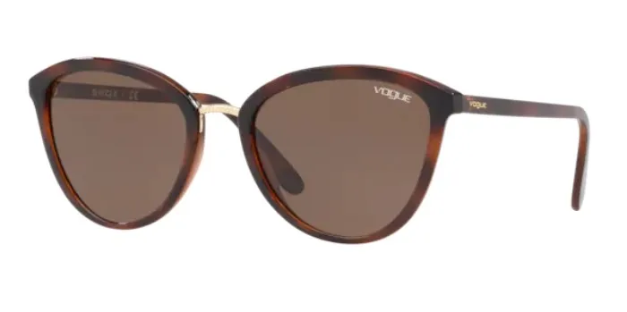 Vogue 5270 S 238673 57 Sunglasses, Woman Sunglasses, Brown Frame, Brown Lens, High Quality Vision, %100 UV