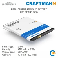 craftmann battery 2100mah for htc desire 620g b0pe6100