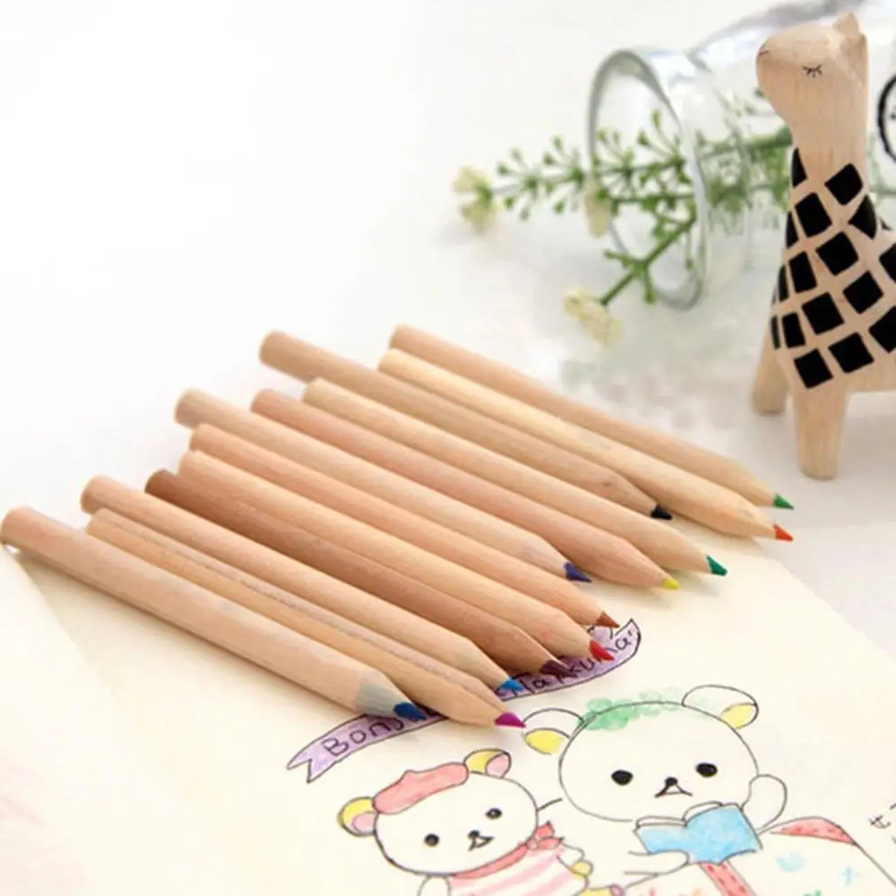 12 цветов es de madera цветные карандаши набор цветных карандашей canetas Color IAS color iage box i