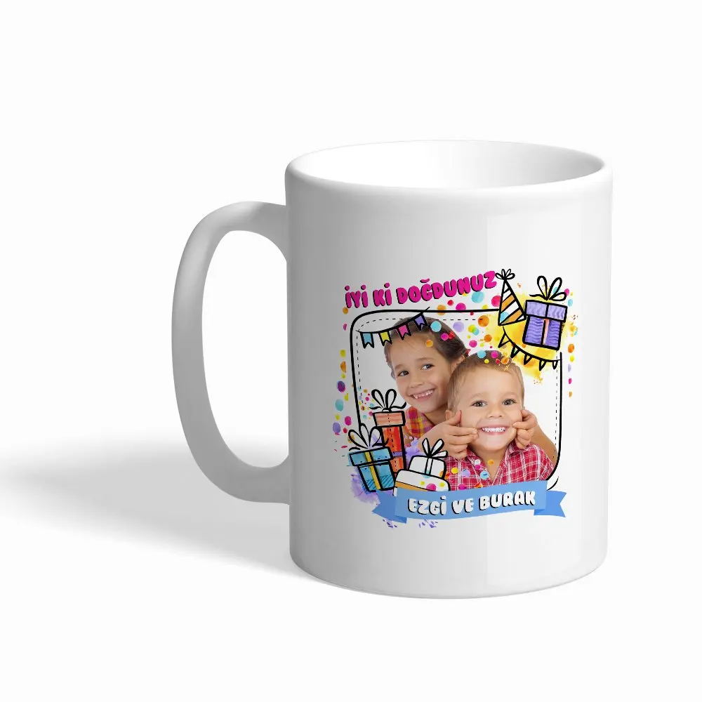 

Personalized happy birthday Design White Mug Cup-3