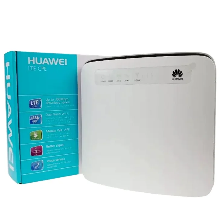 Прошитый 300мбит/с WIFI роутер модем Huawei e5186s-22a 3G 4G LTE с сим слотом интернет станция RJ11