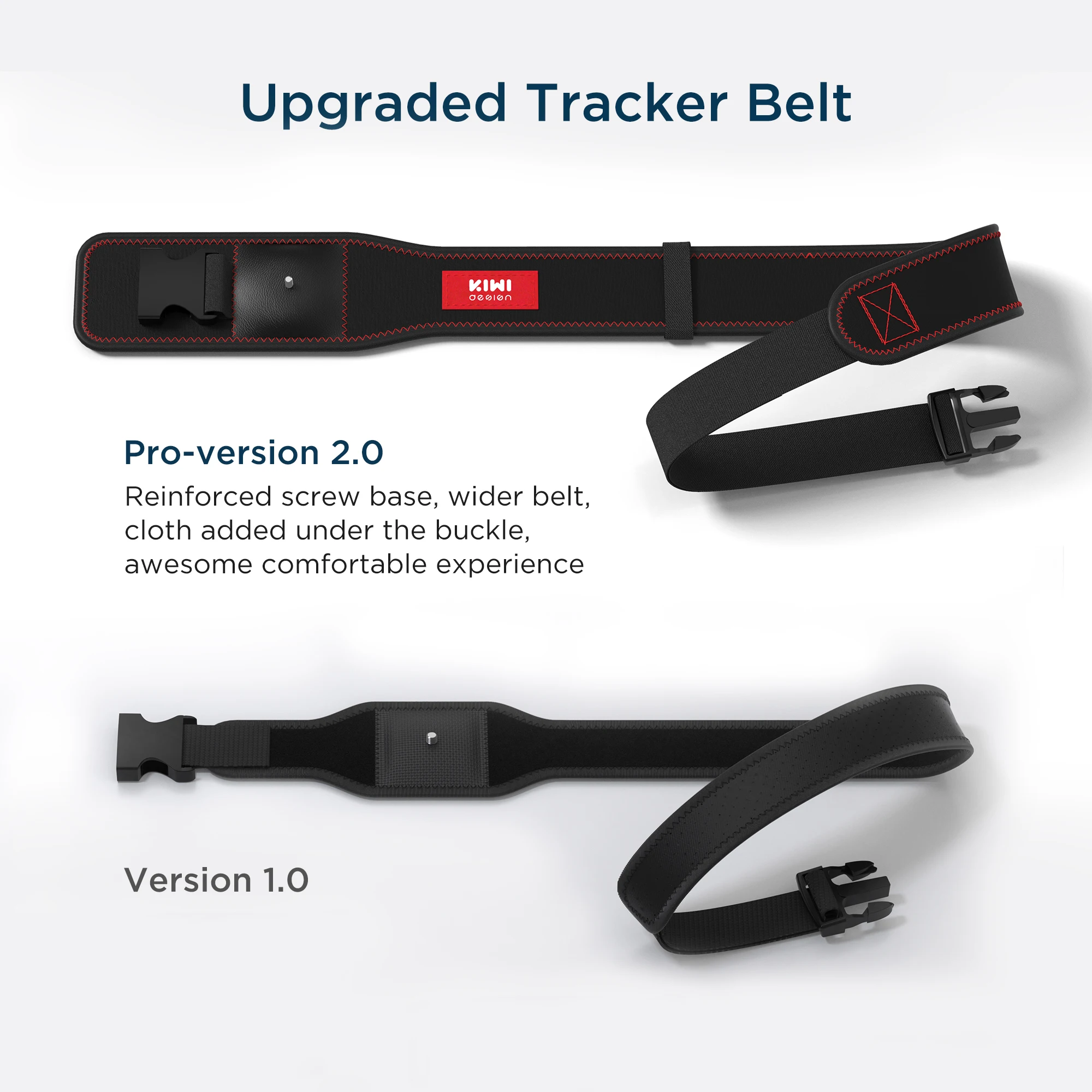 KIWI design Upgraded 3 in 1 Tracker Straps Accessories For HTC Vive System Tracker Adjustable Full Body Tracking Belt and Straps