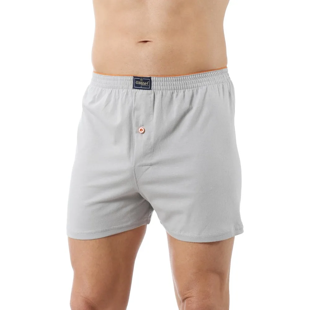 6 pcs Mens Underwear Boxer Shorts Casual Cotton Sleep Underpants Quality Plaid Loose Comfortable Homewear Panties - OZKAN