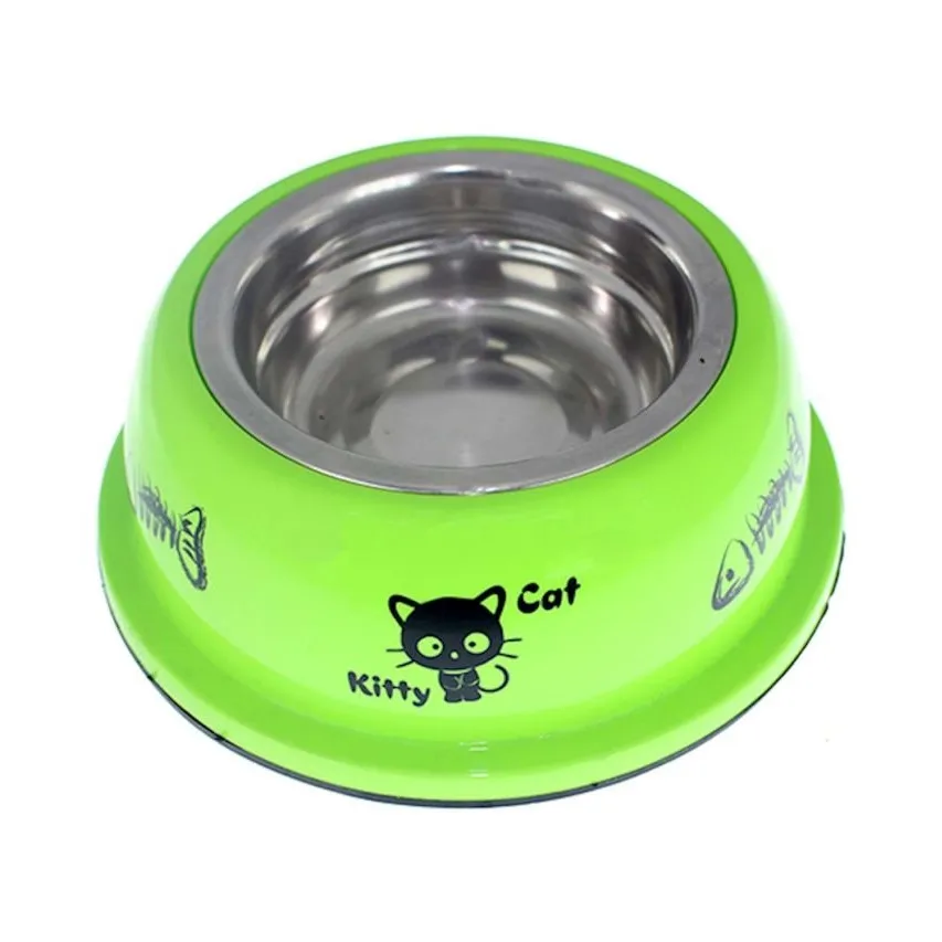 

Green Pattern Single Elephant Female Mama and Water Bowl L