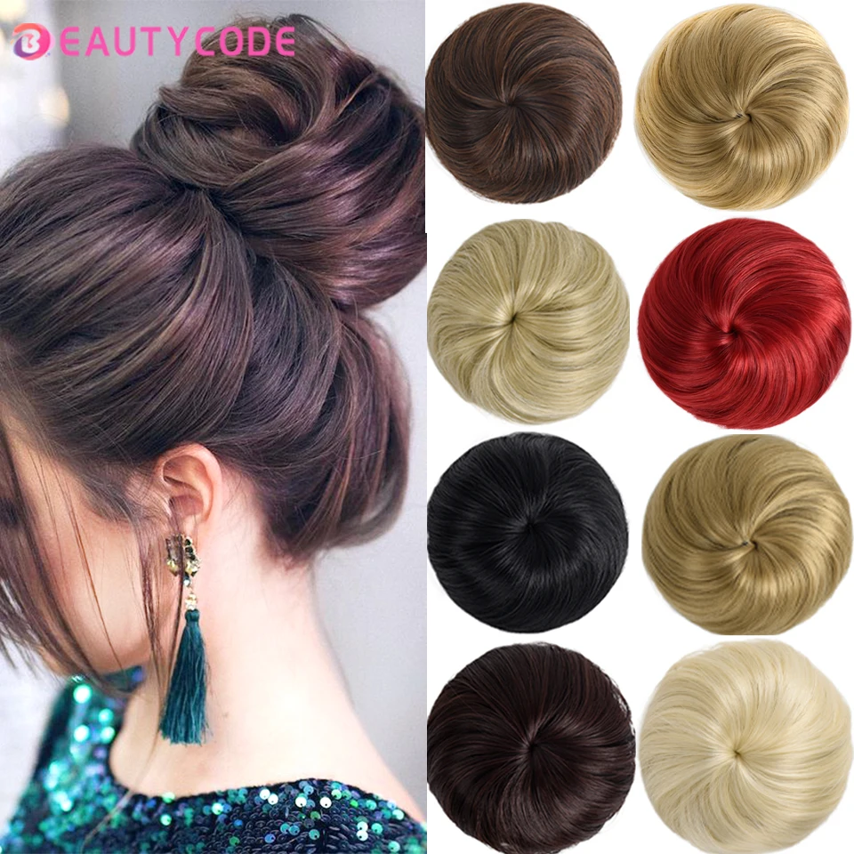 

BEAUTYCODE Synthetic Pony Tail Hair Extension Hairpiece Scrunchie Elastic Wave Curly Hairpieces Wrap for Hair Bun Chignon