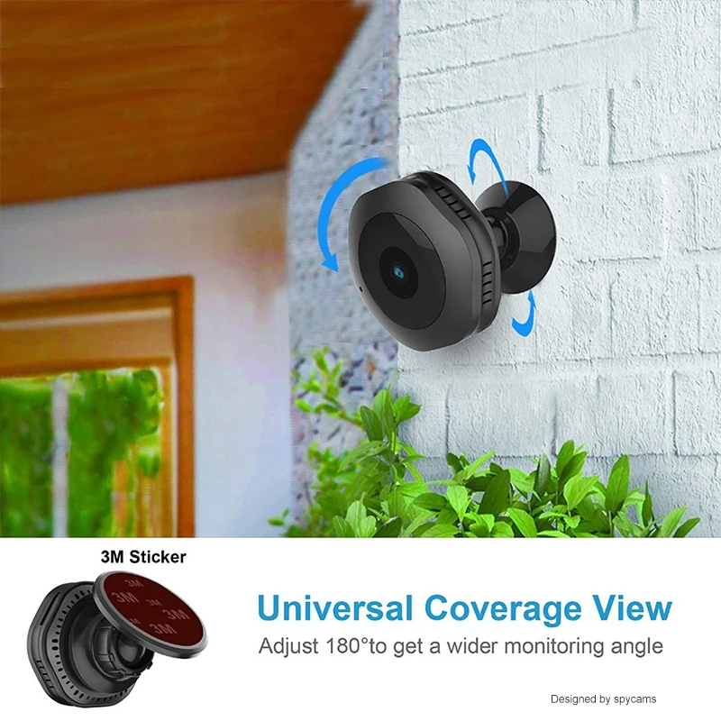 Мини Wi-Fi камера беспроводная HD 1080P Портативная Домашняя безопасность маленькая