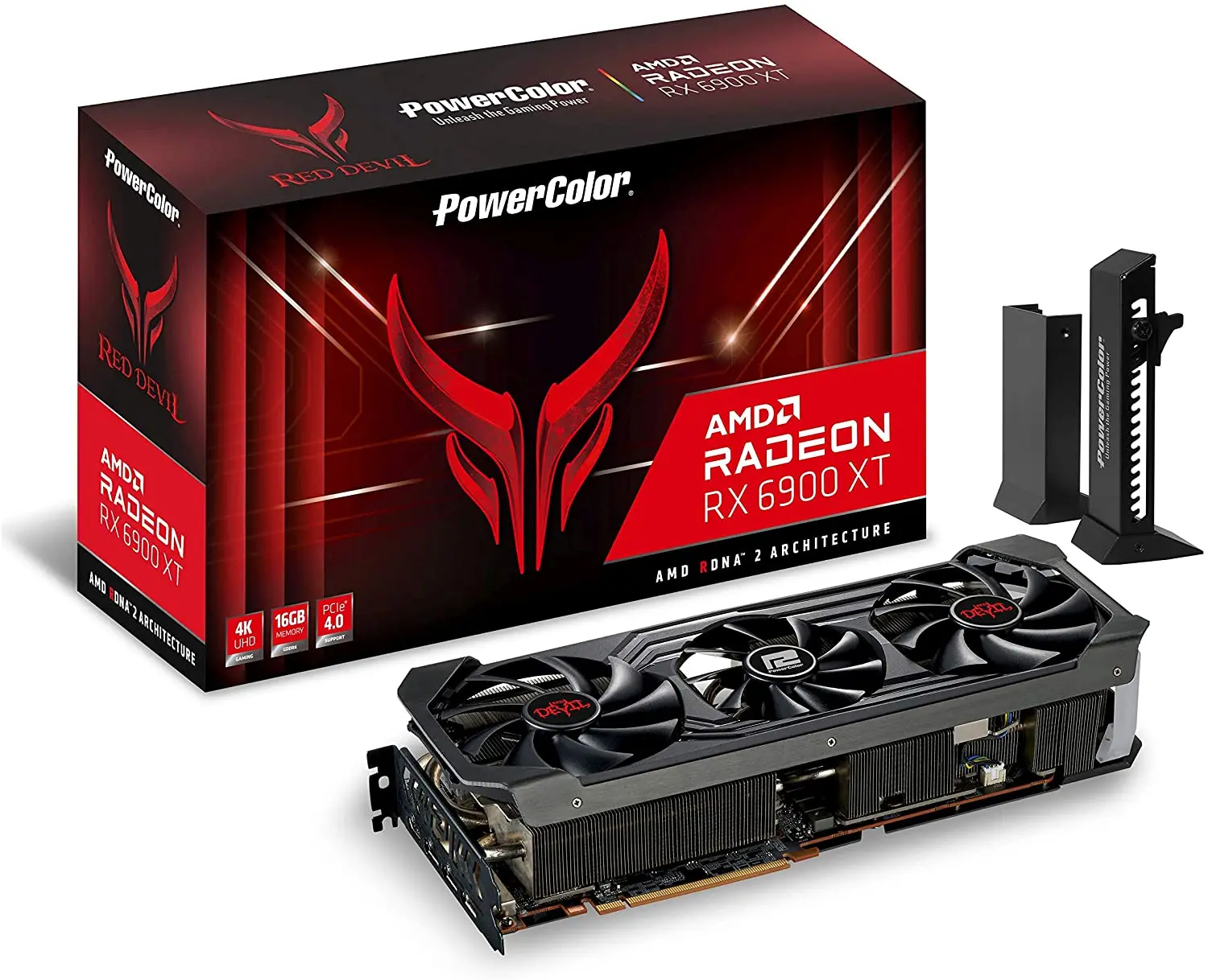 

PowerColor Red Devil AMD Radeon™ RX 6900 XT Gaming Graphics Card with 16GB GDDR6 Memory, Powered by AMD RDNA™ 2
