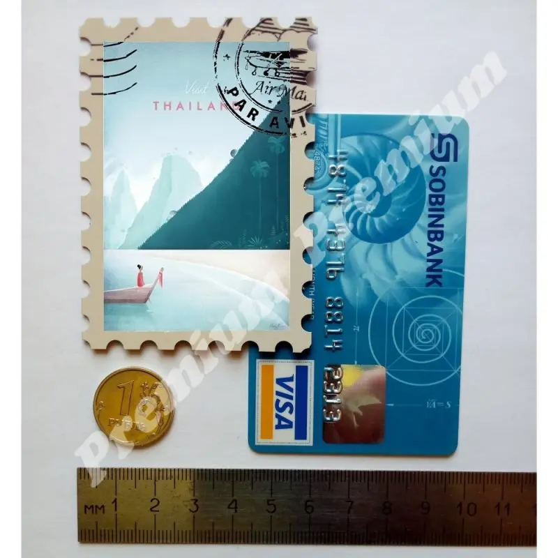 Тайланд Виниловый Сувенирный магнит Винтажный туристический плакат|Магниты на