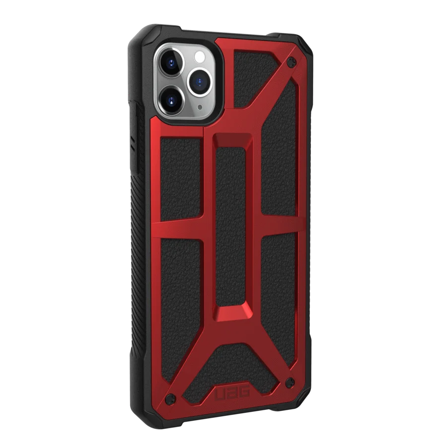Чехол UAG для iPhone 11 PRO MAX серия Monarch противоударный металлический экзоскелет