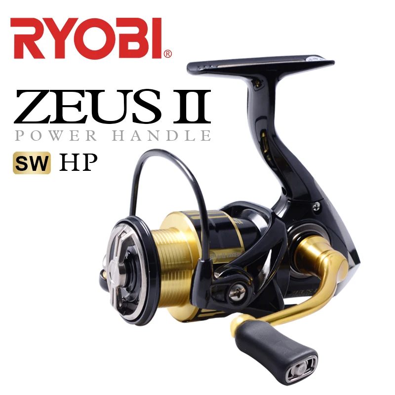 NEW RYOBI ZEUS HP II Spinning Reels Fishing Reel 1000-8000 7+1BB Gear Ratio 5.0:1/5.1:1 Power Handle Saltwater Metal Spool Wheel