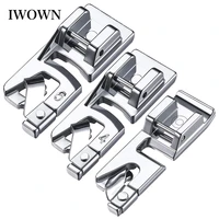 3mm 4mm 6mm narrow rolled hem sewing machine presser foot hemmer foot for low shank snap on sewing machine sewing tools
