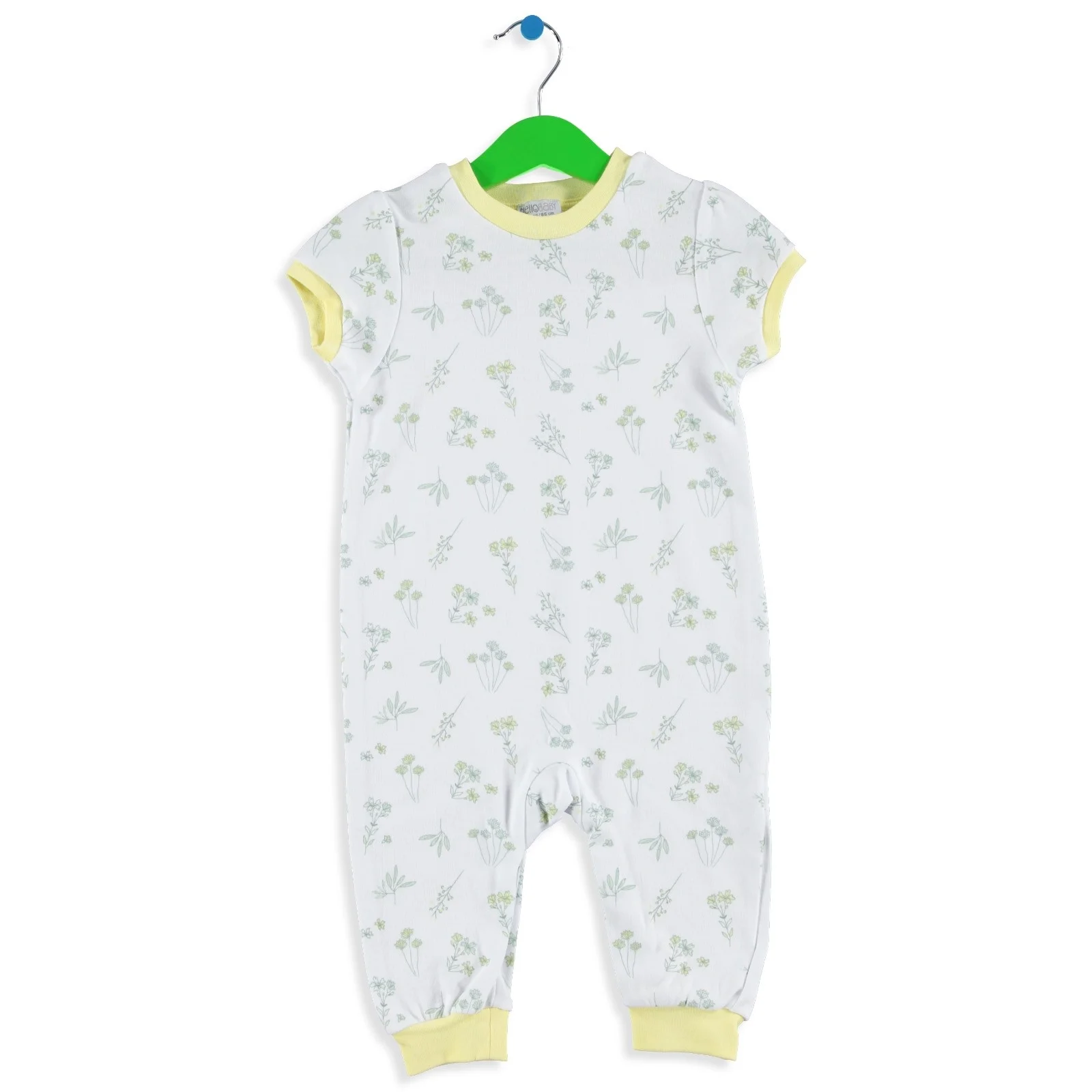 Ebebek HelloBaby/комбинезон с короткими рукавами и цветочным принтом для маленьких