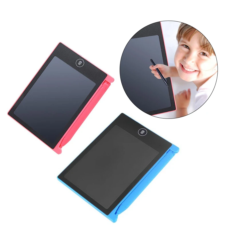 4 дюйма Планшет для рисования мини доска ЖК сообщений Памятка детей инструмент