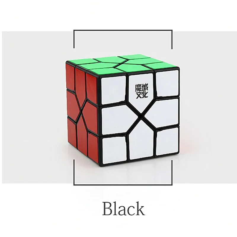 Black MoYu Redi cube 3x3x3 скоростной куб Redi 3x3 головоломка Магическая игрушка кубик странной формы moyu 3x3 профессиональный магический куб - Цвет: Black