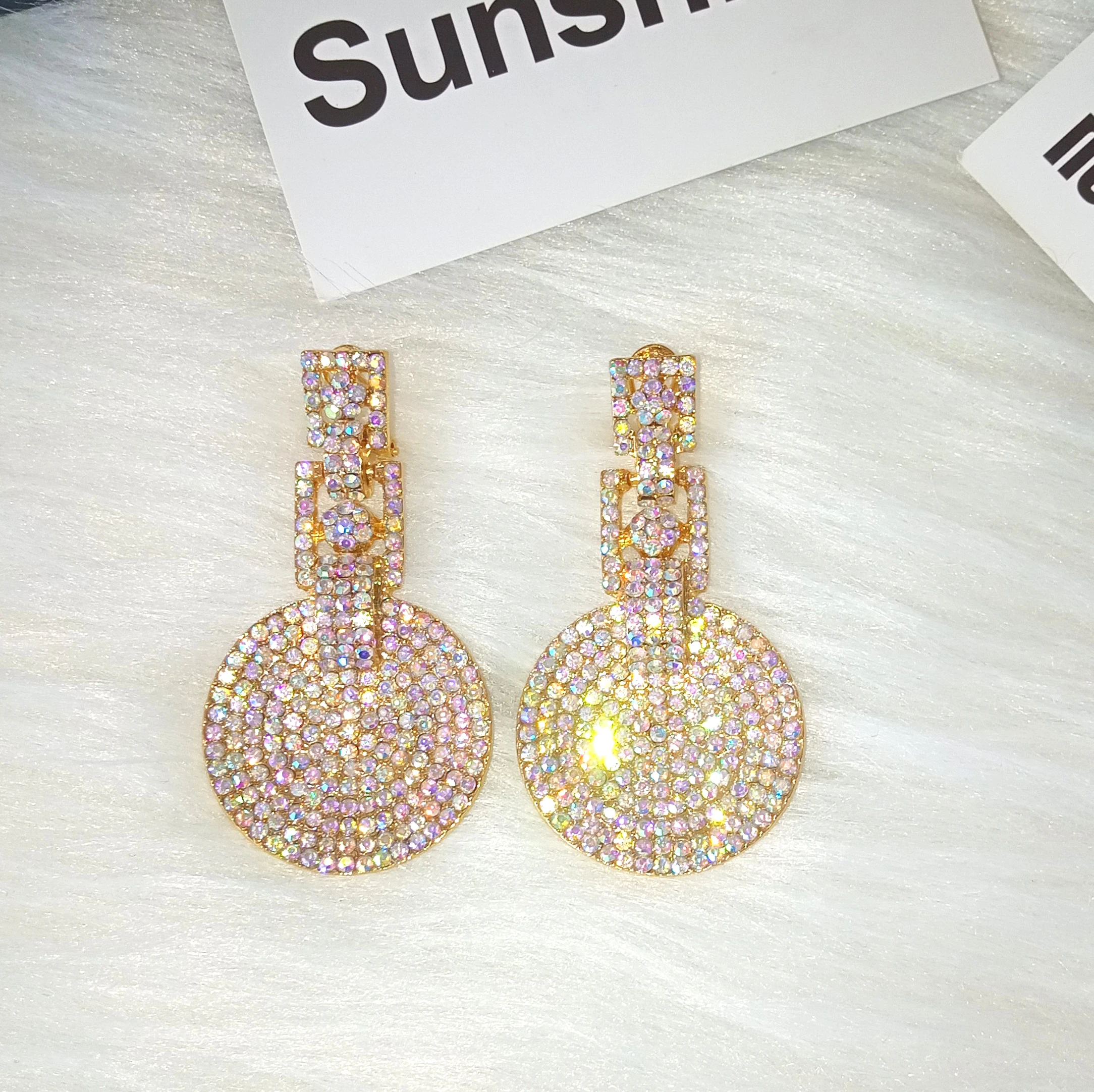 Серьги Куртки золотые ювелирные изделия для вечеринки женщин ожерелье серьги