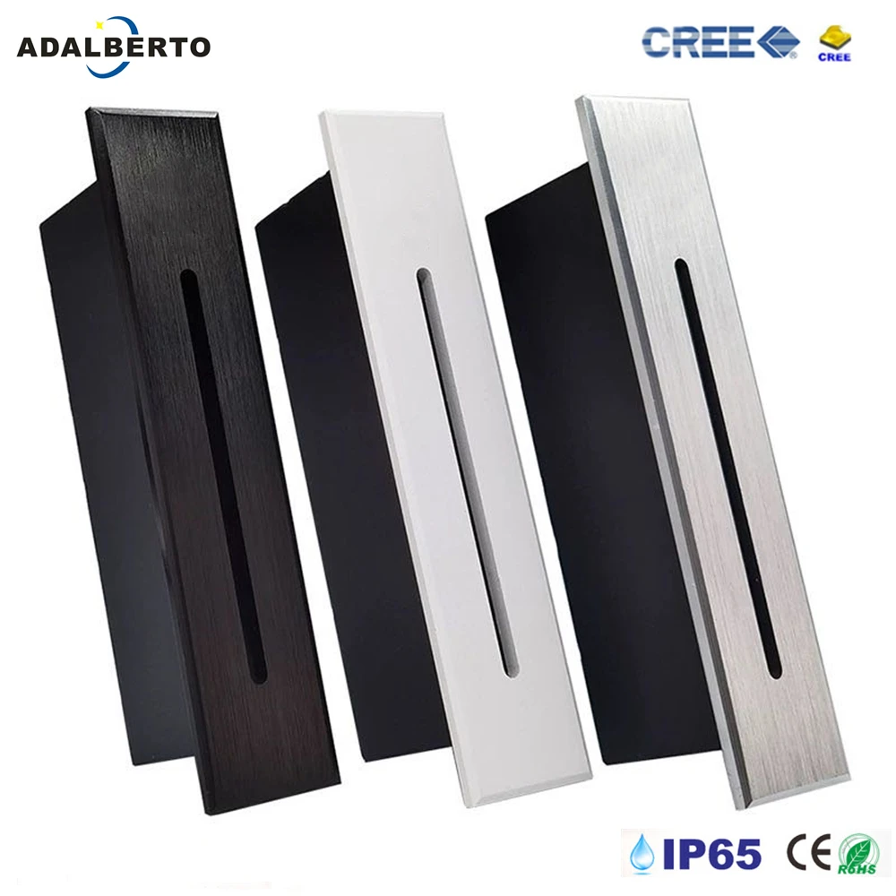 3 Вт Встраиваемый светодиодный светильник для лестницы IP20 открытый IP65 угловой